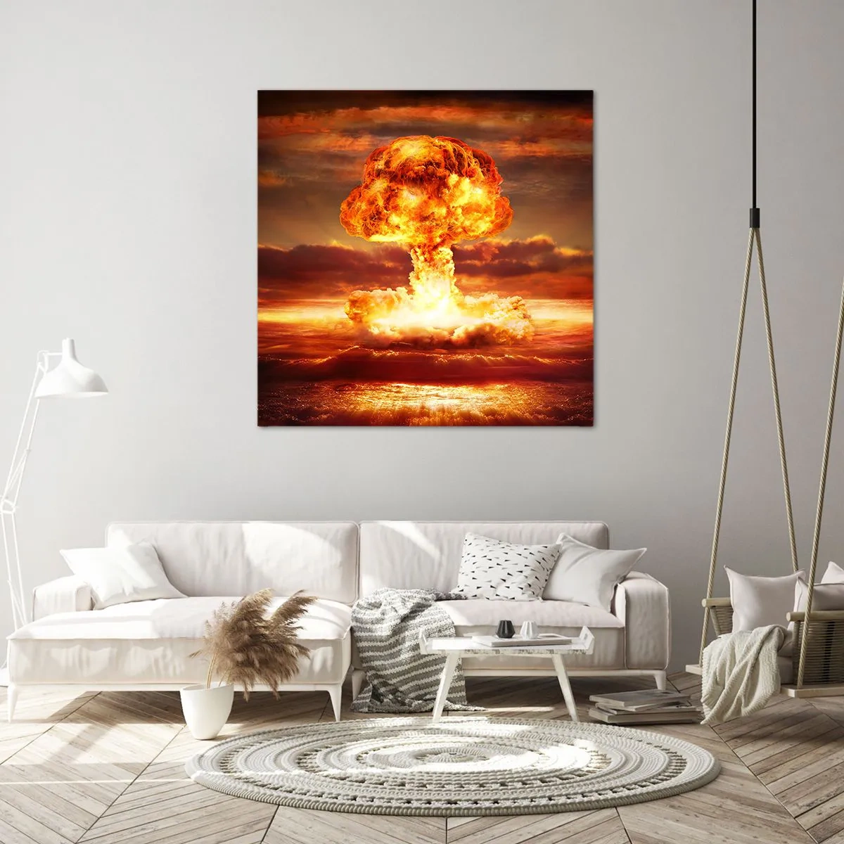 Obraz na plátne - A nastane koniec - 60x60 cm