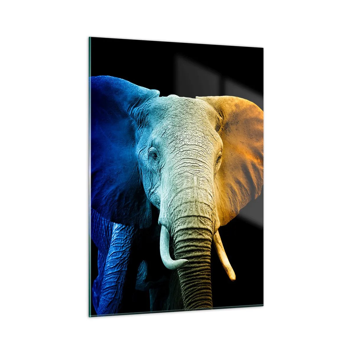 Obraz na skle - Excentrický muž, avšak nie podivín - 50x70 cm