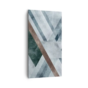 Obraz na plátne - Sofistikovaná elegancia geometrie - 55x100 cm