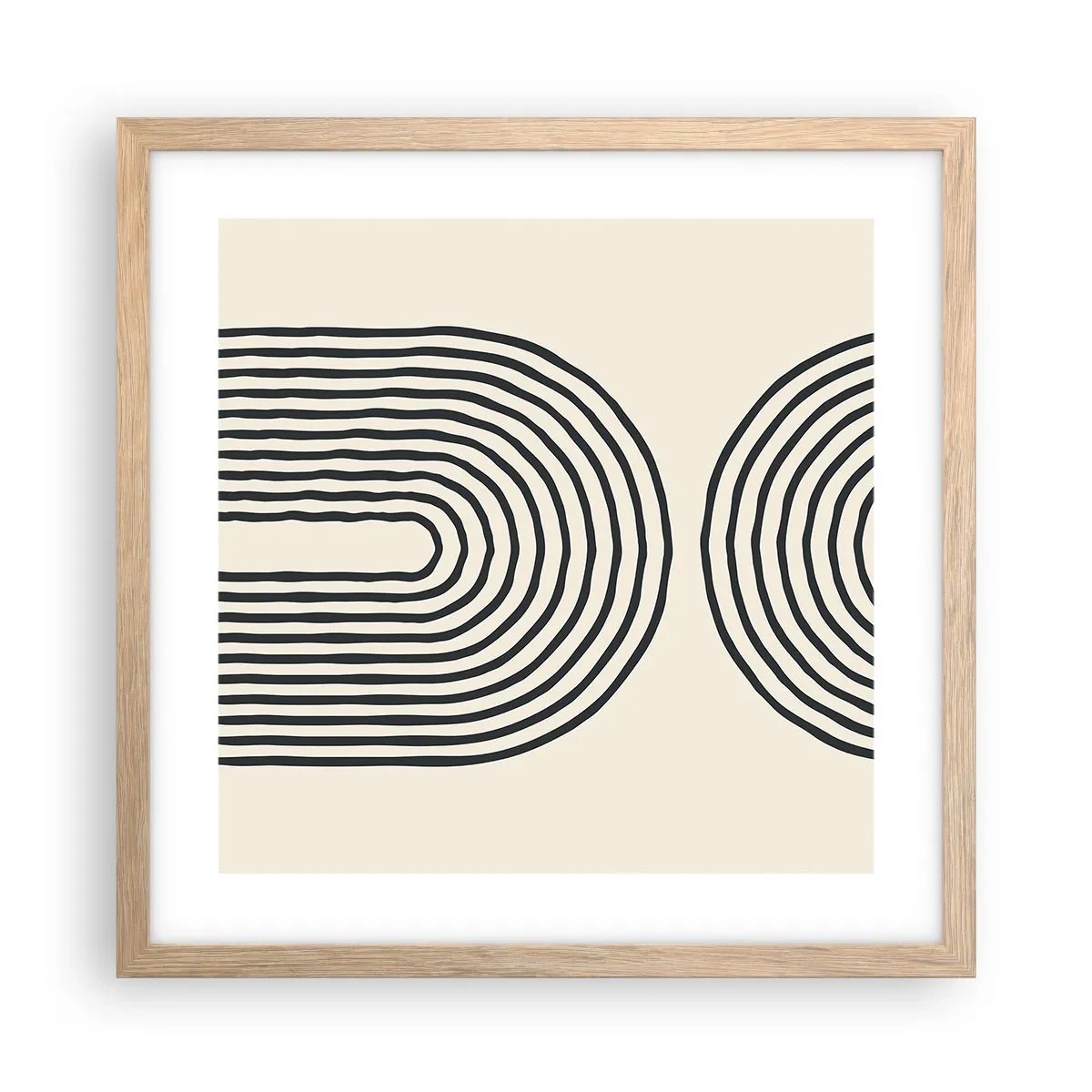 Plagát v ráme zo svetlého duba - Už čoskoro… - 40x40 cm