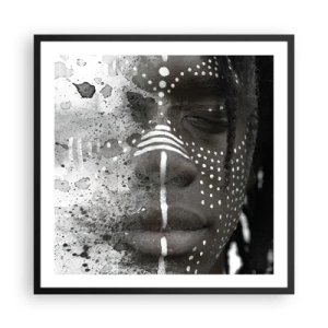 Plagát v čiernom ráme - Objav pôvodného ducha - 60x60 cm