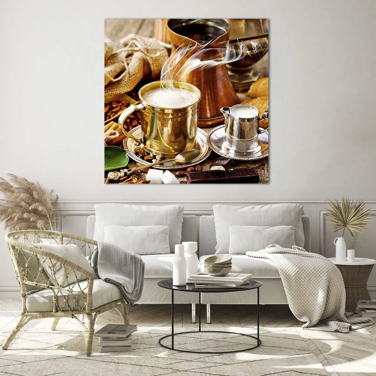 Obraz na skle - Pekný deň prajem! - 70x70 cm