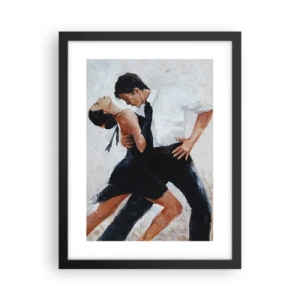 Plagát v čiernom ráme - Tango mojich túžob a snov - 30x40 cm