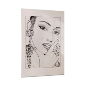 Obraz na skle - Najkrajší klenot - 50x70 cm