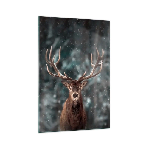 Obraz na skle - Skutočný kráľ lesa - 70x100 cm