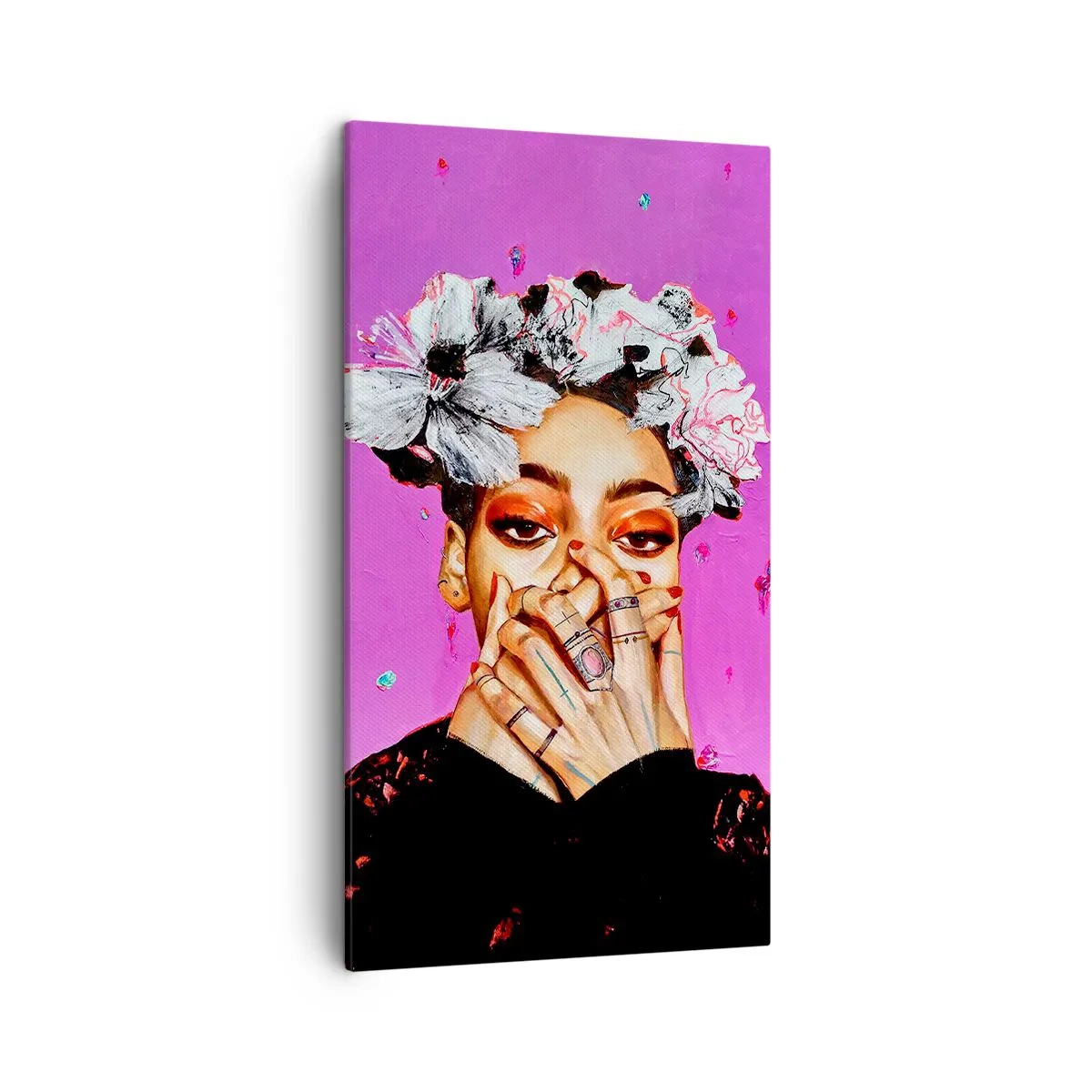 Obraz na plátne - Trochu bláznivá - 45x80 cm