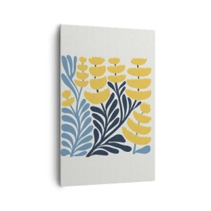 Obraz na plátne - Slnečný záhon - 80x120 cm