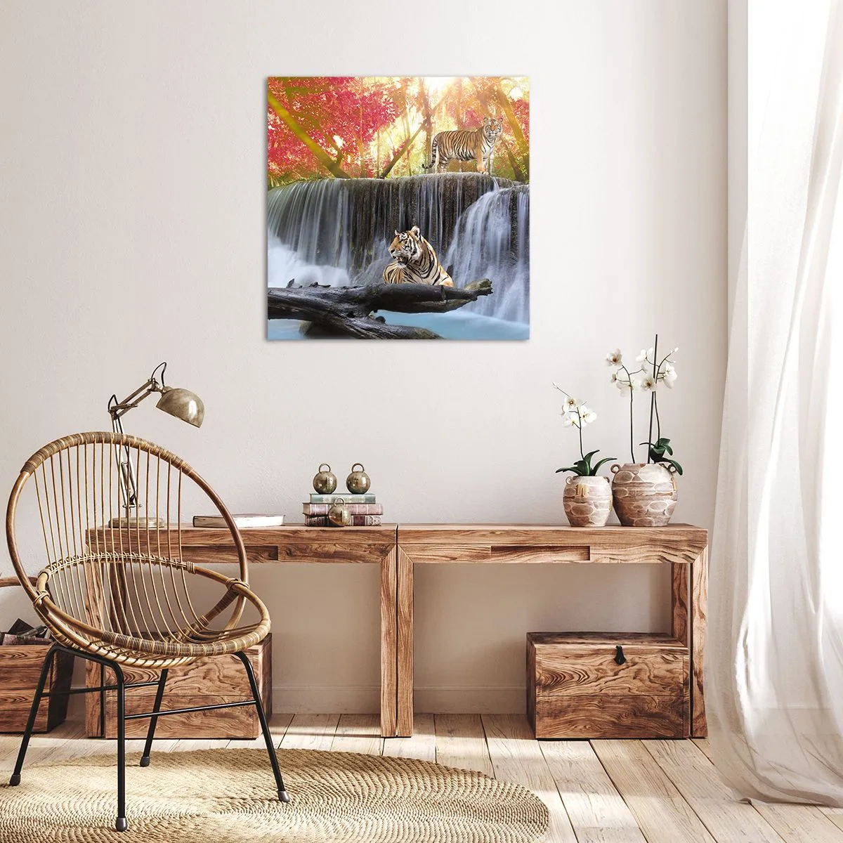 Obraz na plátne - Surrealistická krajina - 60x60 cm