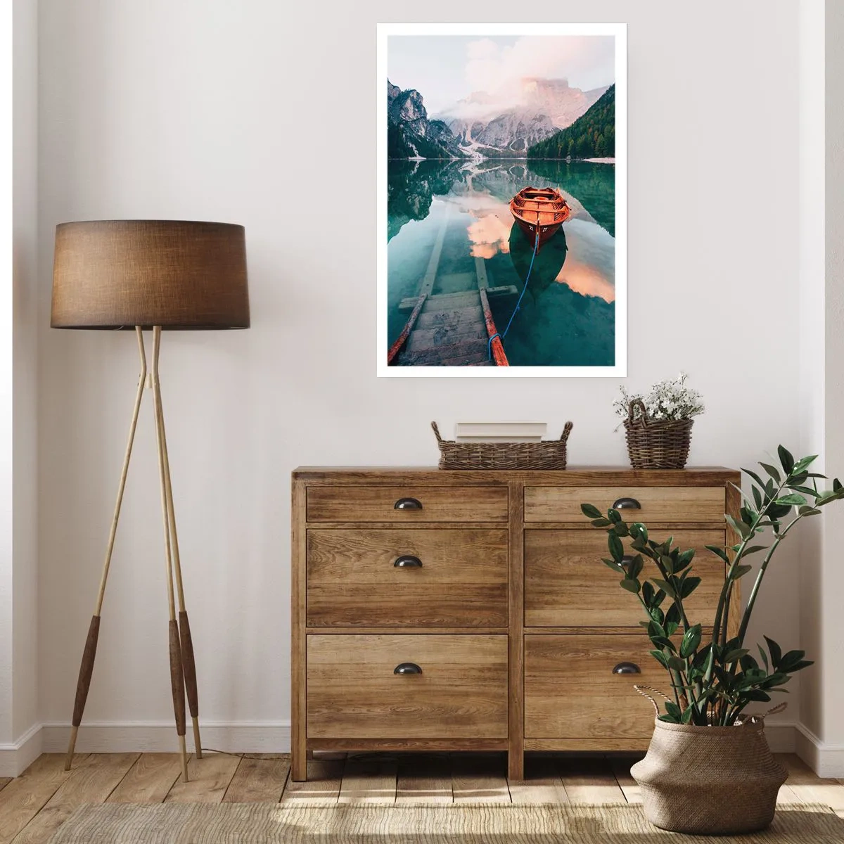 Plagát - Pokojný spánok hôr - 70x100 cm