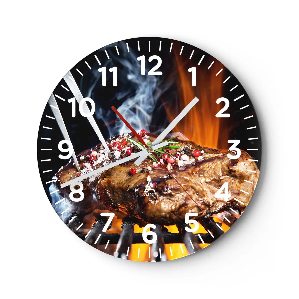 Nástenné hodiny - Šťavnaté a voňavé - 30x30 cm