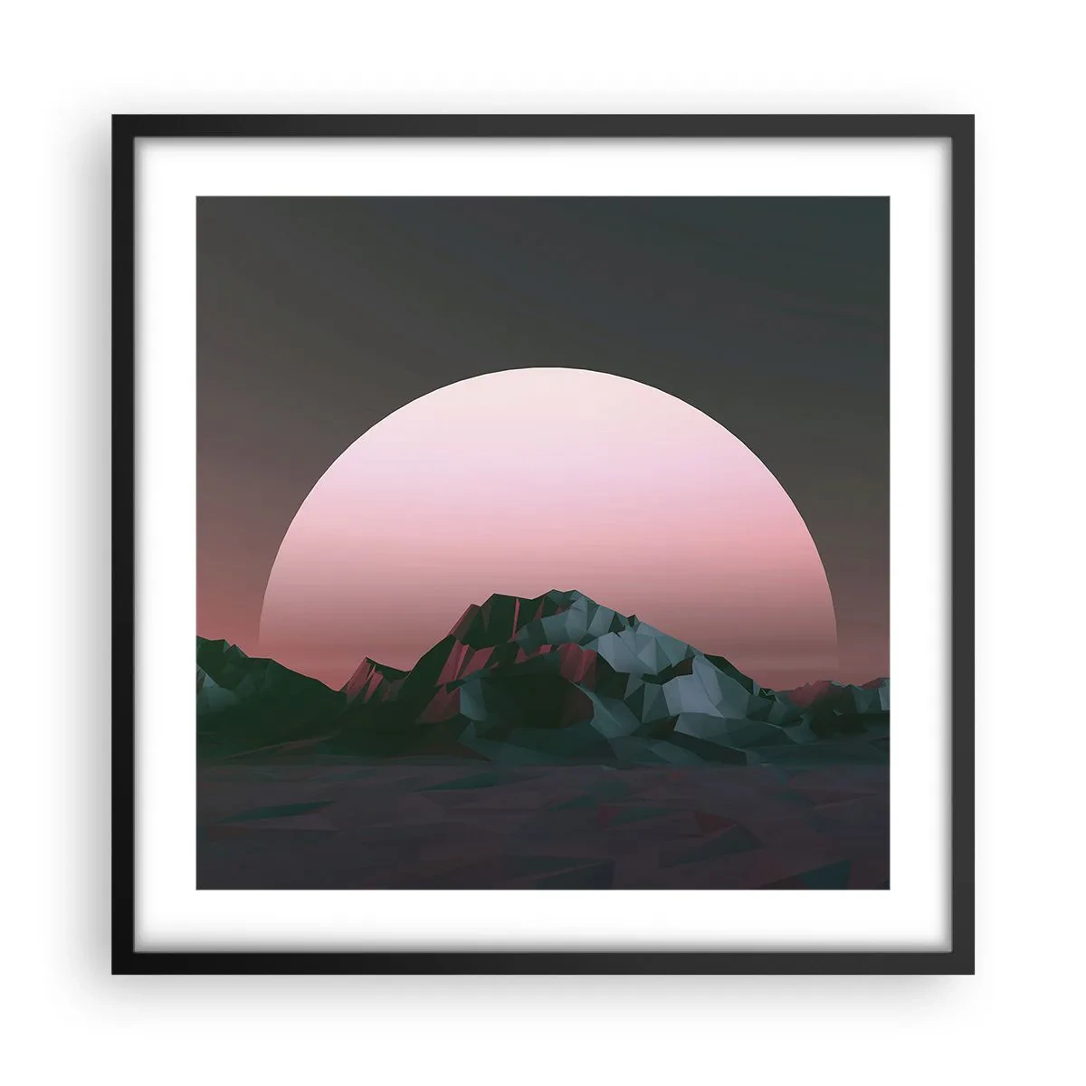 Plagát v čiernom ráme - V susednej galaxii - 50x50 cm