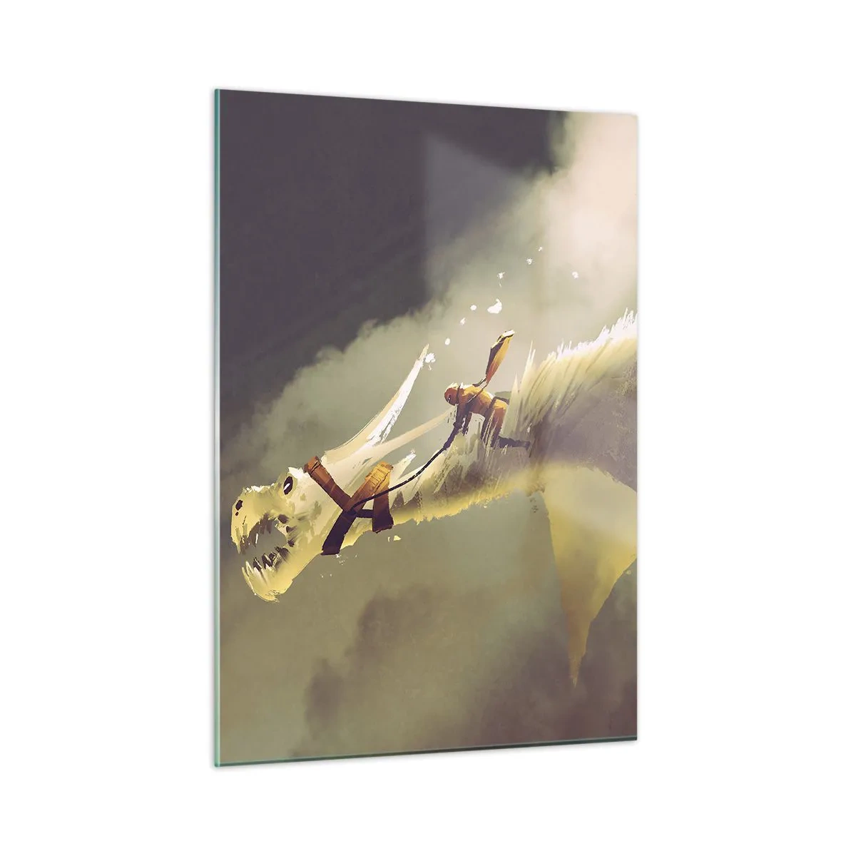 Obraz na skle - Zachrániť svet - 50x70 cm