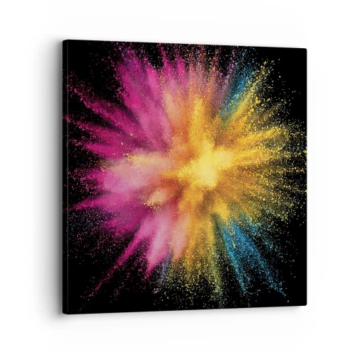 Obraz na plátne - Zrodenie farieb - 30x30 cm