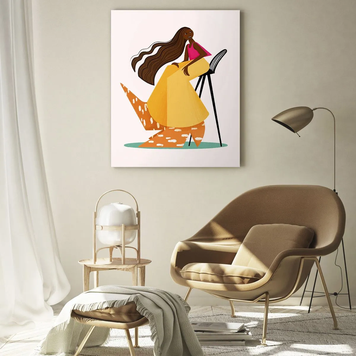 Obraz na skle - Móda je tiež zábava - 70x100 cm