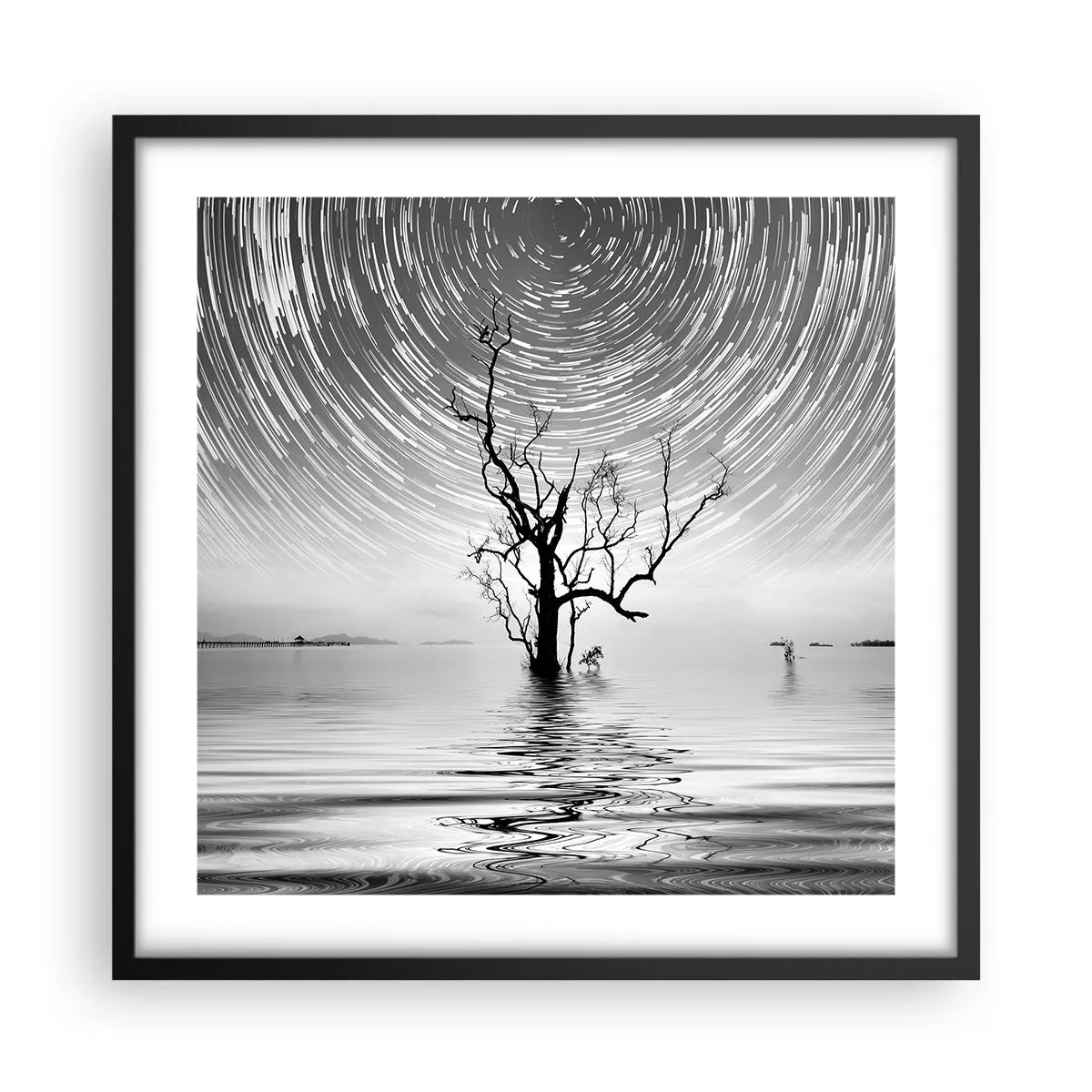 Plagát v čiernom ráme - Symfónia prírody - 50x50 cm