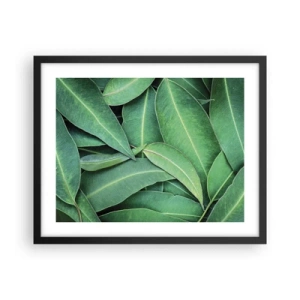 Plagát v čiernom ráme - Šťavnaté a svieže - 50x40 cm
