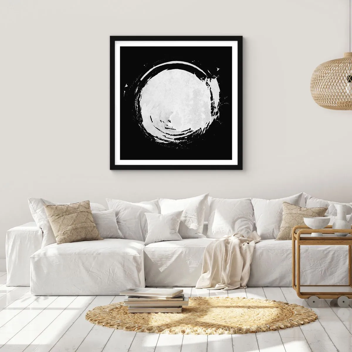 Plagát v čiernom ráme - Správne riešenie - 40x40 cm