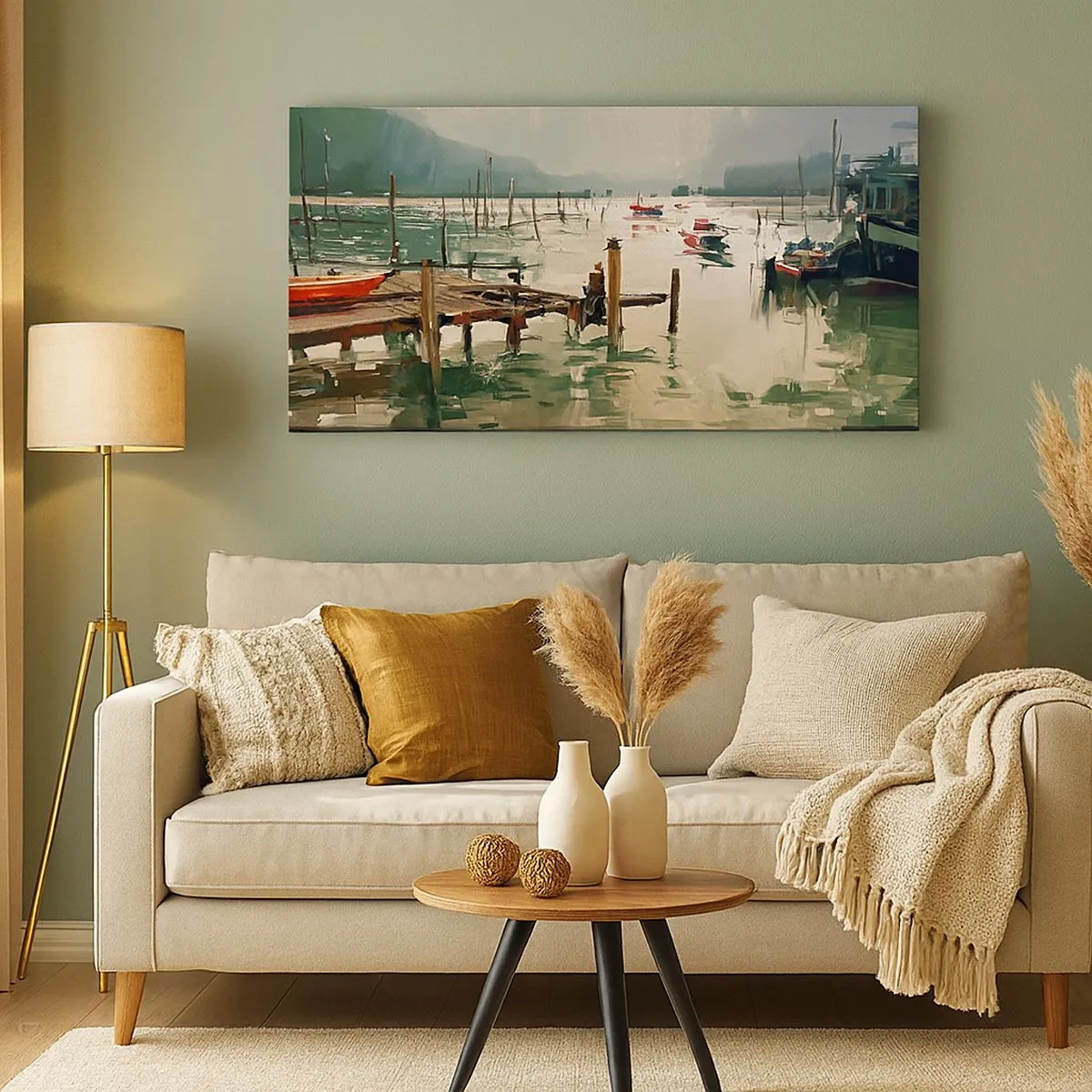 Obraz na plátne - Zaliate roztaveným mesiacom - 100x40 cm