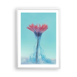 Plagát v bielom ráme - V osviežujúcom objatí - 50x70 cm