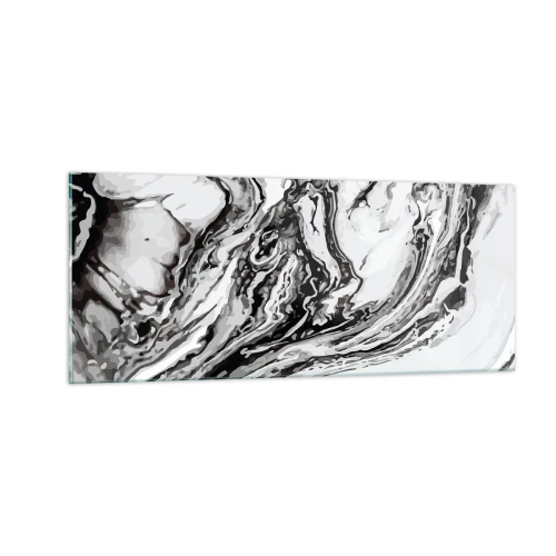 Obraz na skle - Na začiatku bol chaos - 100x40 cm