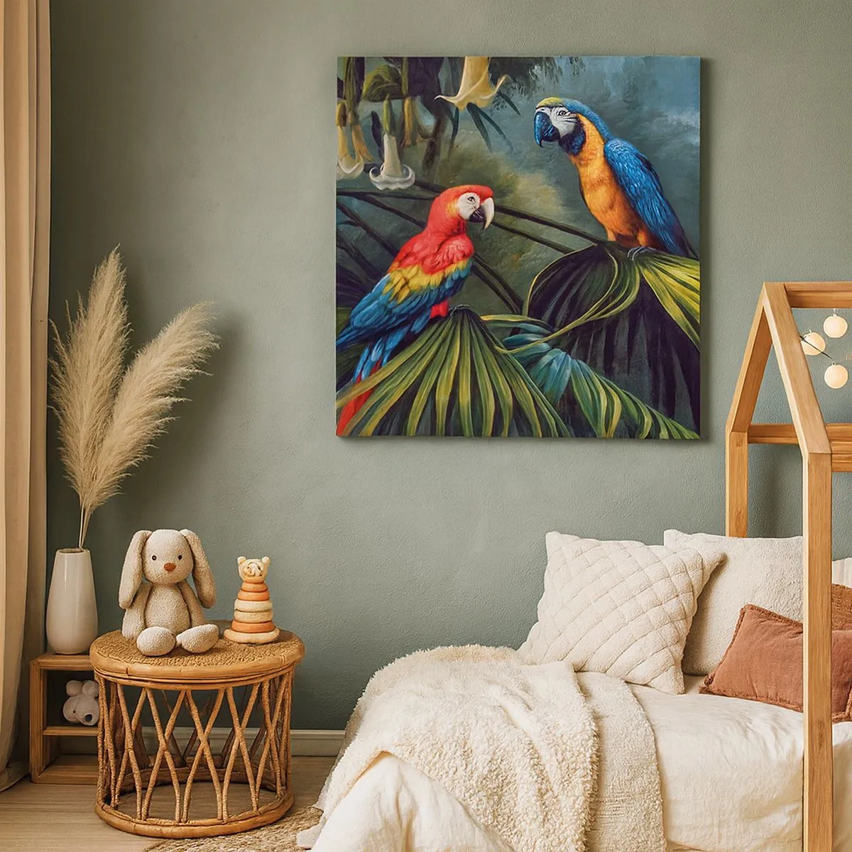 Obraz na plátne - Romantizmus v trópoch - 30x30 cm