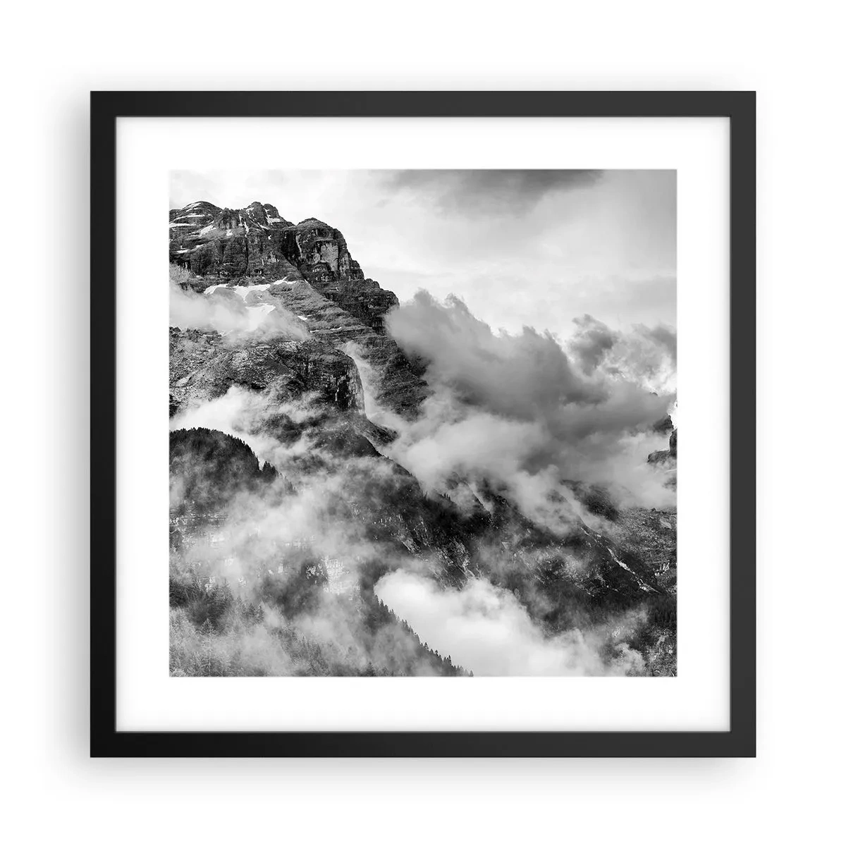 Plagát v čiernom ráme - Krásne a kruté - 40x40 cm