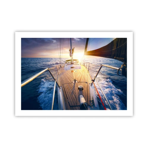 Plagát - Bežiaca po vlnách - 70x50 cm