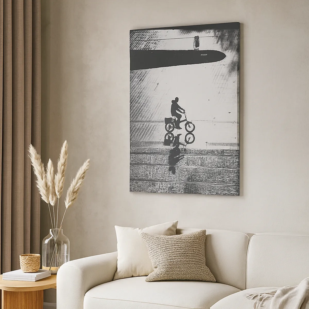 Obraz na plátne - Dopredu, cez mesto - 50x70 cm