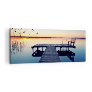 Obraz na plátne - To bol dobrý deň - 100x40 cm