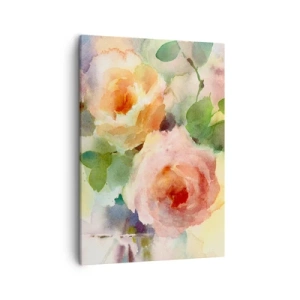 Obraz na plátne - Jemné ako akvarel - 50x70 cm