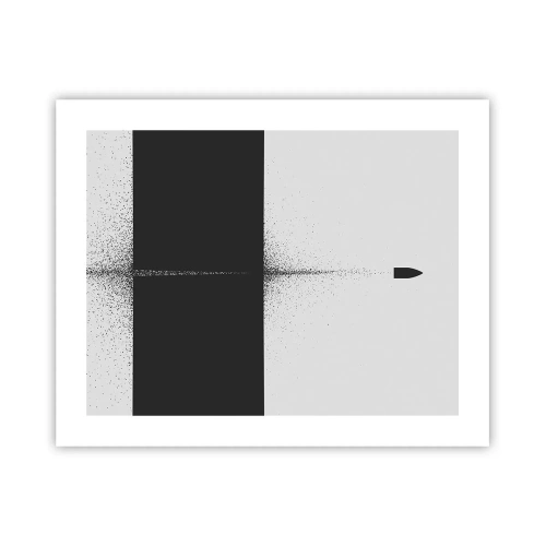 Plagát - Priamo k cieľu - 50x40 cm