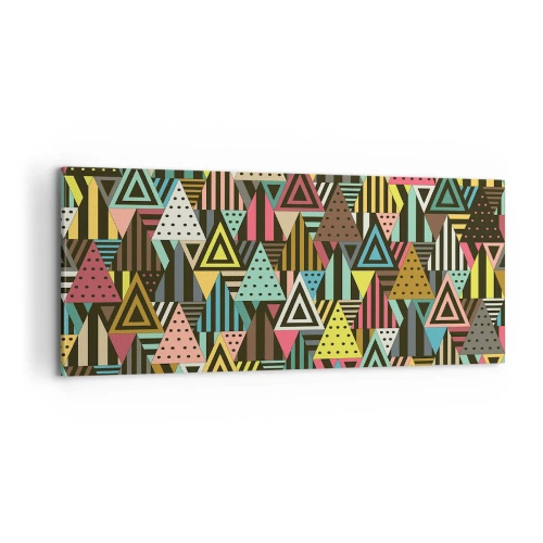 Obraz na plátne - V rytme na tri - 100x40 cm