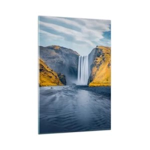 Obraz na skle - Večné trvanie, večný pohyb - 80x120 cm