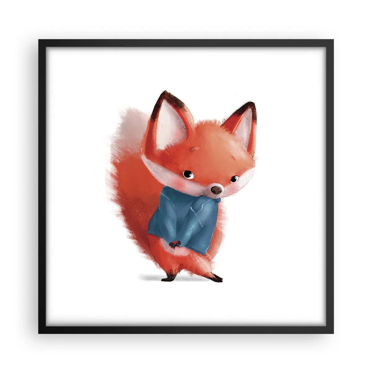 Plagát v čiernom ráme - Pristane mi to? - 50x50 cm