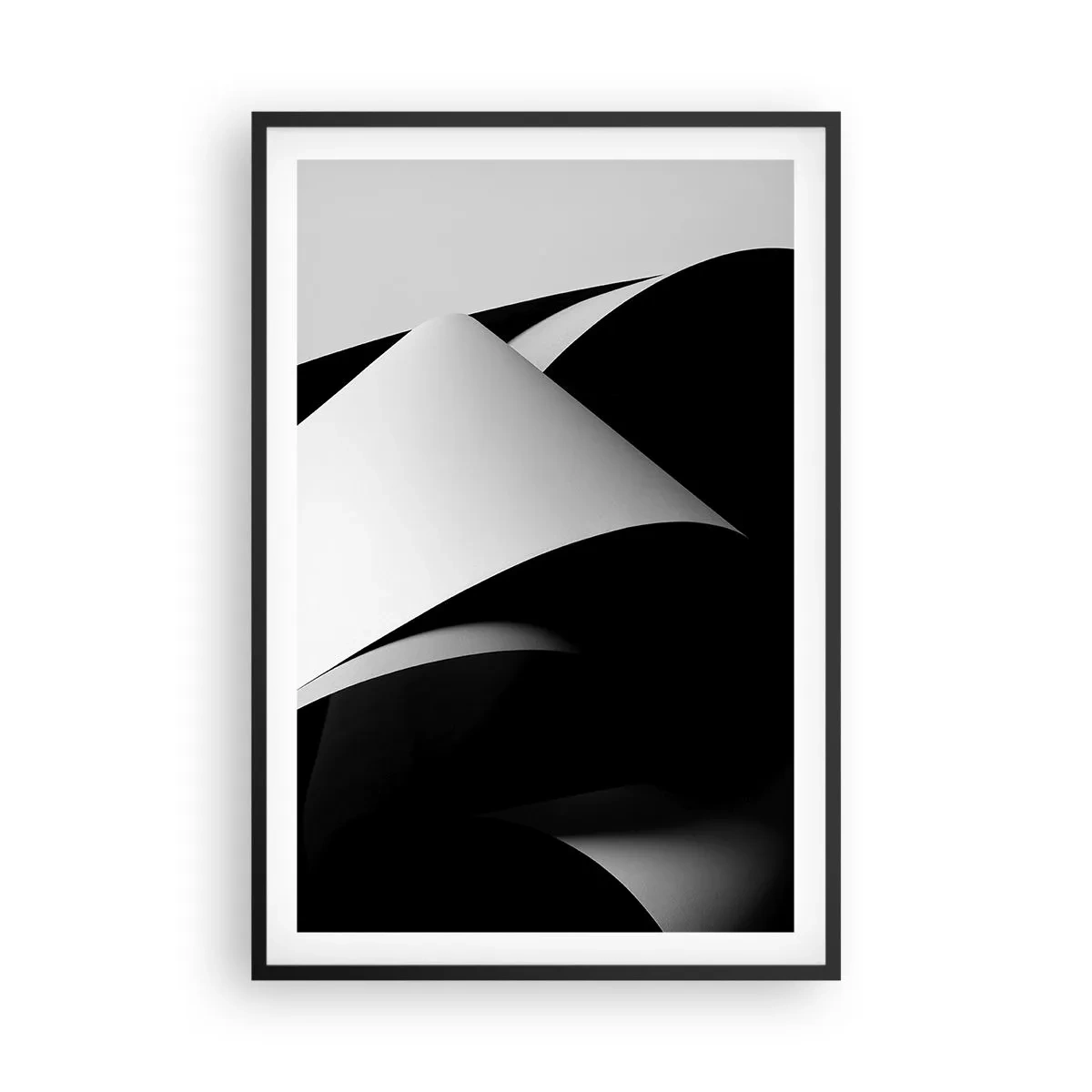 Plagát v čiernom ráme - Svetlo z hlbín tieňa - 61x91 cm