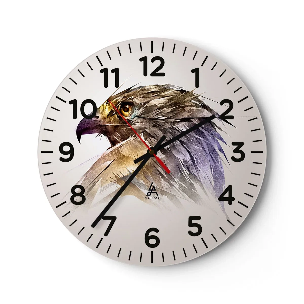 Nástenné hodiny - Portrét bojovníka - 30x30 cm