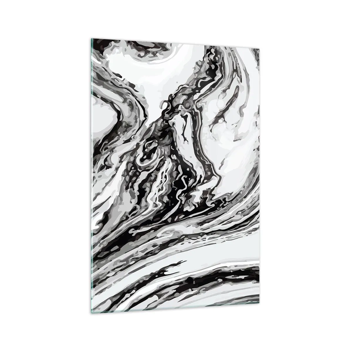 Obraz na skle - Na začiatku bol chaos - 70x100 cm