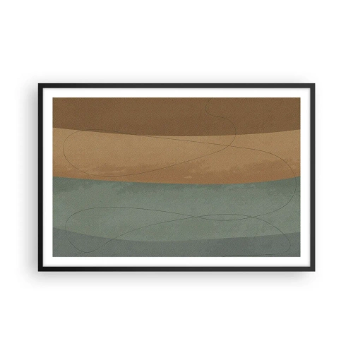 Plagát v čiernom ráme - Horizontálna kompozícia - 91x61 cm