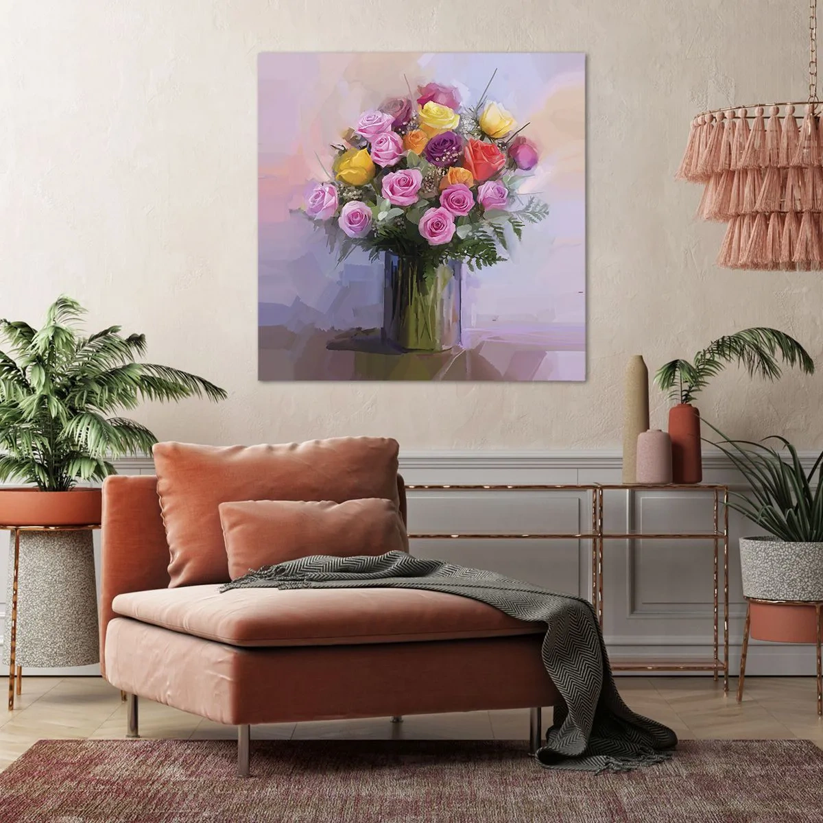 Obraz na plátne - Zachytená krása - 60x60 cm