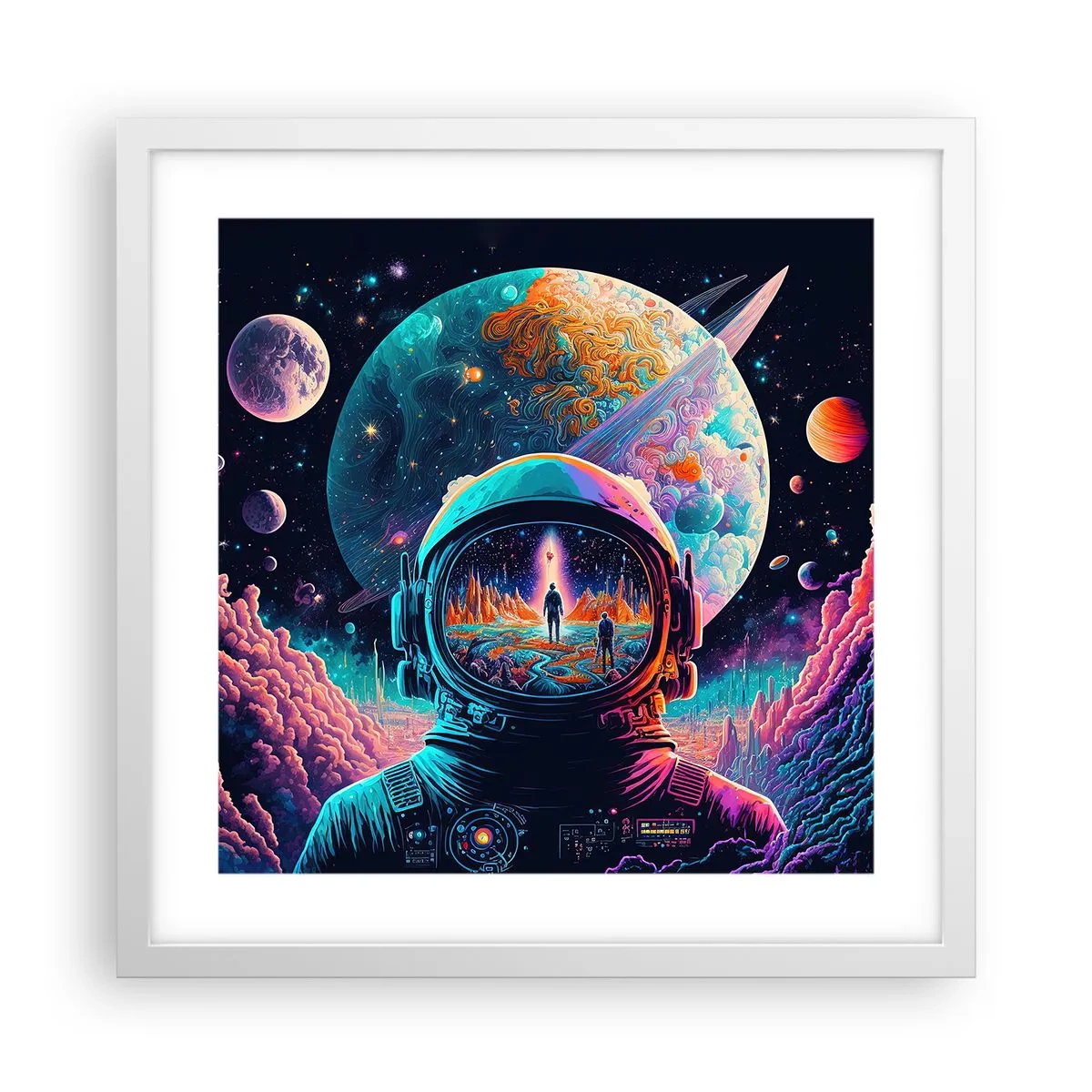 Plagát v bielom ráme - Filozofom sa to ani nesnívalo - 40x40 cm