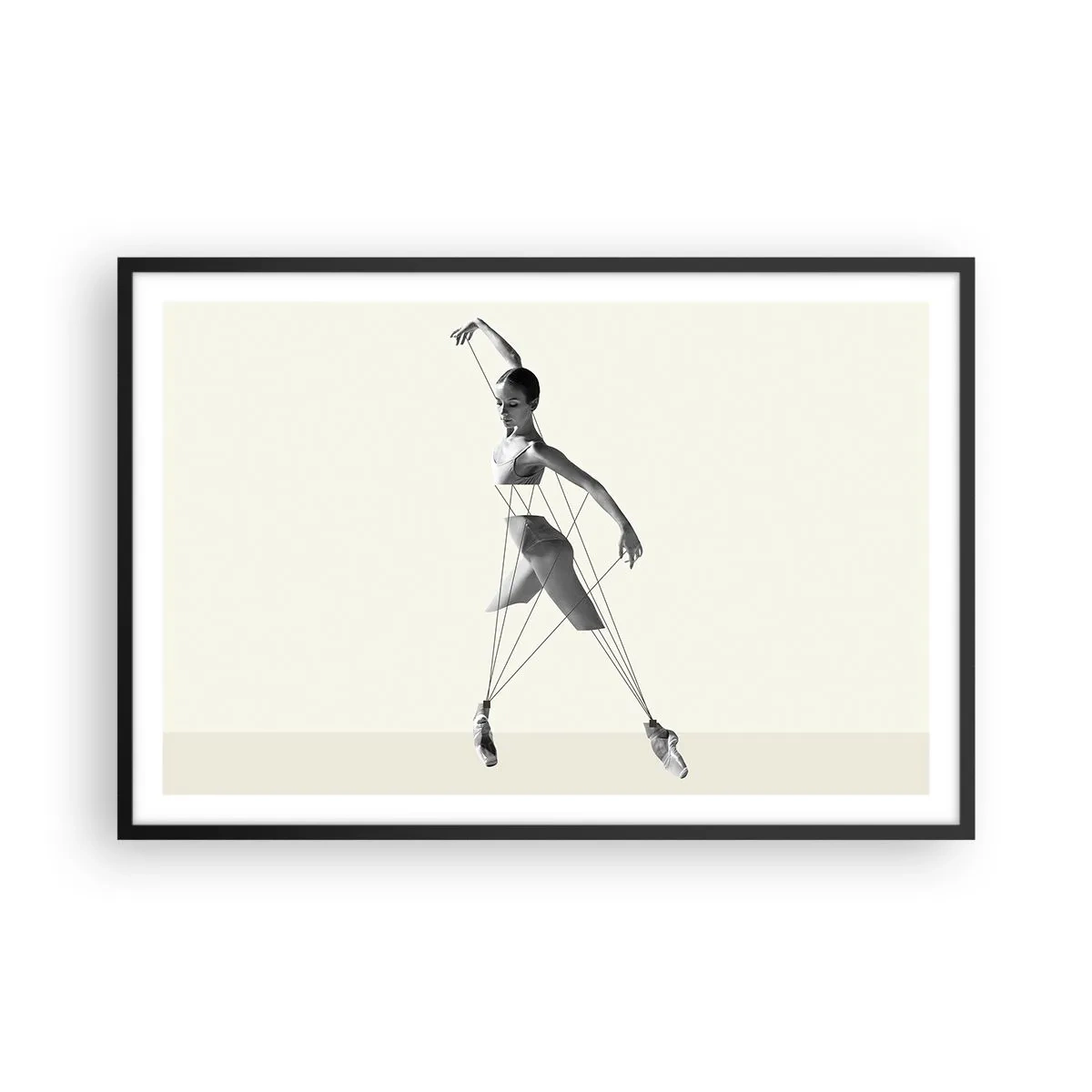 Plagát v čiernom ráme - V divadle sveta - 91x61 cm