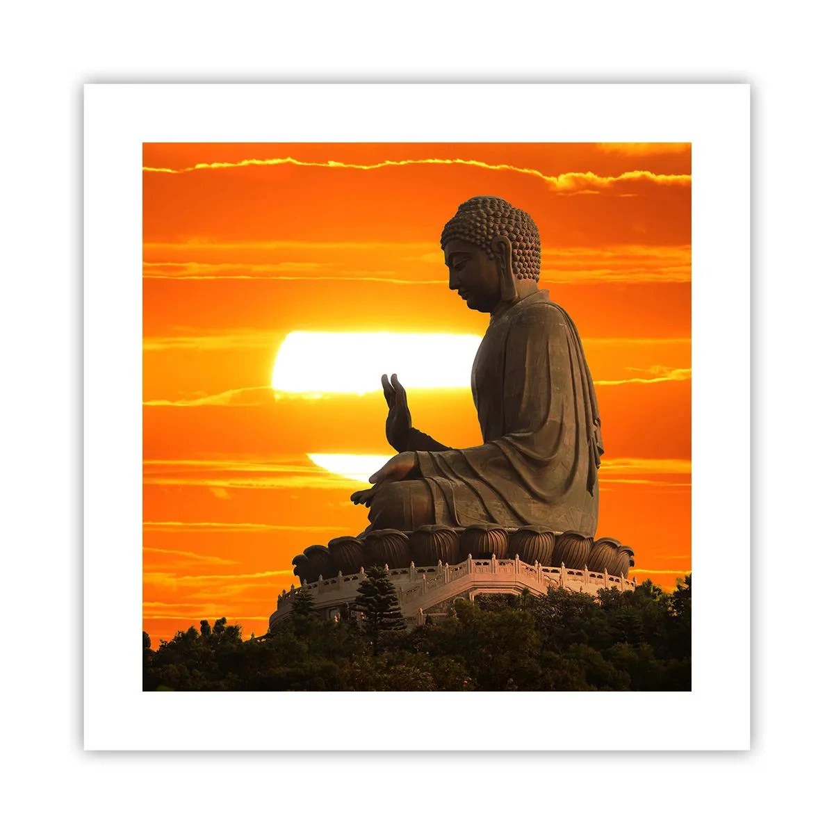 Plagát - Bez strachu zo sveta - 40x40 cm