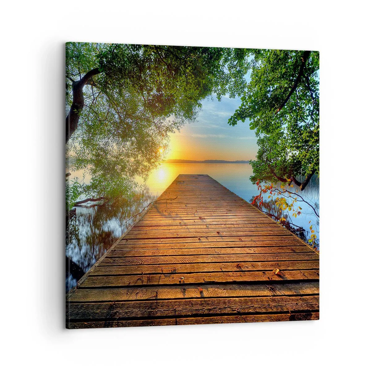 Obraz na plátne - Neponáhľaj sa, posaď sa - 50x50 cm