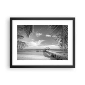 Plagát v čiernom ráme - Spomienka alebo sen? - 40x30 cm