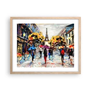 Plagát v ráme zo svetlého duba - Na jeseň obzvlášť krásny - 50x40 cm