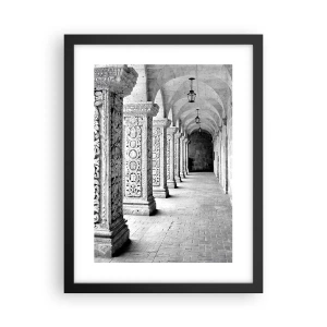 Plagát v čiernom ráme - Kam…? - 30x40 cm