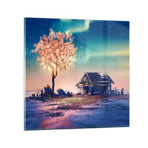 Obraz na skle - Príroda neskončí - 40x40 cm