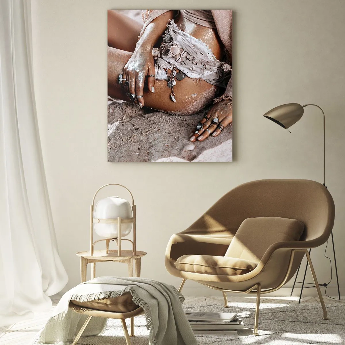 Obraz na skle - Vyplavená na breh? - 70x100 cm