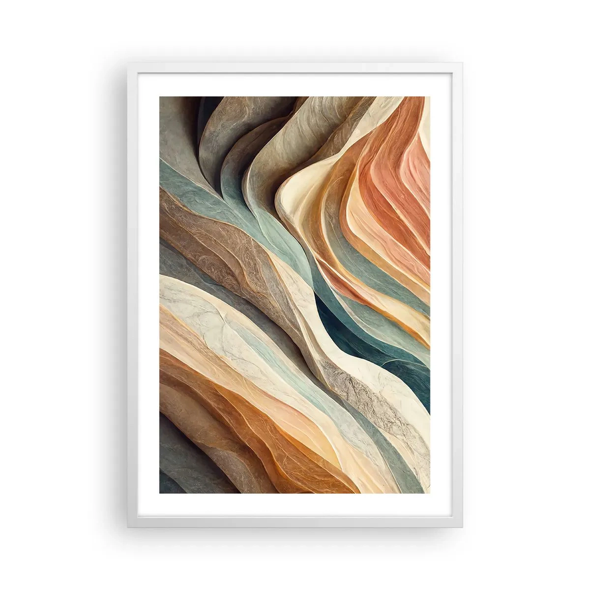 Plagát v bielom ráme - Okamih pred zmenou - 50x70 cm