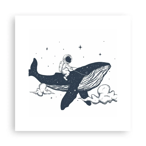 Plagát - Vesmírne dobrodružstvo - 30x30 cm